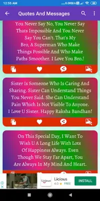 Raksha Bandhan Greetings,Quotes,Wishes,GIF android App screenshot 2